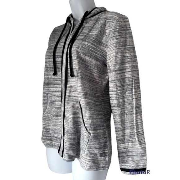 NWT  Talbots Women’s Zip Up Hooded Active Navy Blue  Fall Jacket Size petite S - Picture 2 of 11